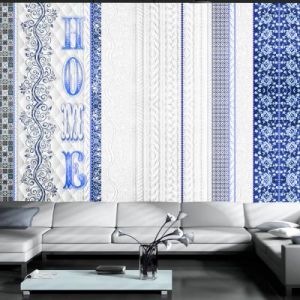 Fototapeta - Vintage home - blue