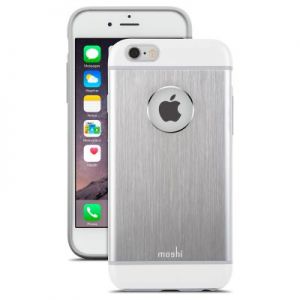 Moshi iGlaze Armour - Etui aluminiowe iPhone 6s / iPhone 6 (Silver)