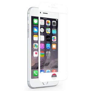 Moshi iVisor XT - Przezroczysta folia ochronna Full Face iPhone 6s / iPhone 6 (biały)