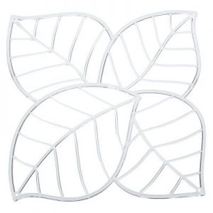 Panel dekoracyjny Leaf transparentny 4 szt. KZ-2043535