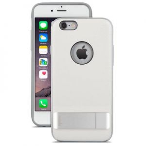 Moshi iGlaze Kameleon - Etui hardshell z podstawką iPhone 6s / iPhone 6 (Ivory White)