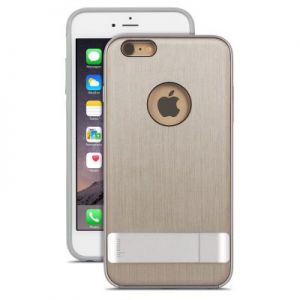Moshi iGlaze Kameleon - Etui hardshell z podstawką iPhone 6s Plus / iPhone 6 Plus (Brushed Titanium)