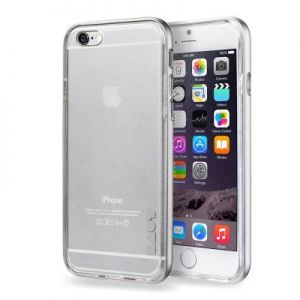 Laut EXOFRAME - Etui iPhone 6s / iPhone 6 z aluminiową ramką z 2 foliami na ekran w zestawie (Silver