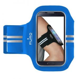 PURO Armband - Uniwersalna sportowa opaska na ramię do smartfonów max 5.1\\" (niebieski)
