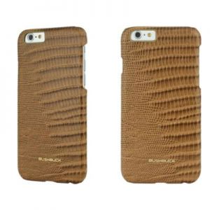 BUSHBUCK LIZARD Leather Case - Etui skórzane do iPhone 6s / iPhone 6 (khaki)