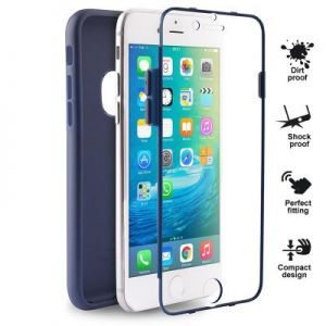 PURO Total Protection Cover - Etui iPhone 6s / iPhone 6 (granatowy)