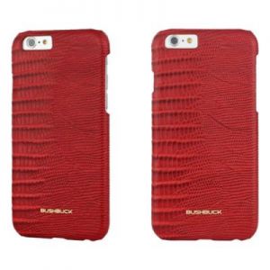 BUSHBUCK LIZARD Leather Case - Etui skórzane do iPhone 6s / iPhone 6 (czerwony)