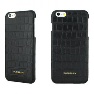 BUSHBUCK CAIMAN Leather Case - Etui skórzane do iPhone 6s Plus / iPhone 6 Plus (czarny)