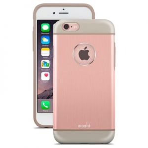 Moshi iGlaze Armour - Etui aluminiowe iPhone 6s / iPhone 6 (Golden Rose)