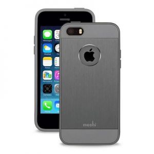 Moshi iGlaze Armour - Etui aluminiowe iPhone SE / iPhone 5s / iPhone 5 (Gunmetal Gray)