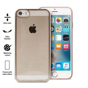 PURO Satin Cover - Etui iPhone SE / iPhone 5s / iPhone 5 (Gold)