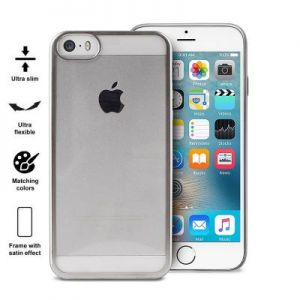 PURO Satin Cover - Etui iPhone SE / iPhone 5s / iPhone 5 (Silver)