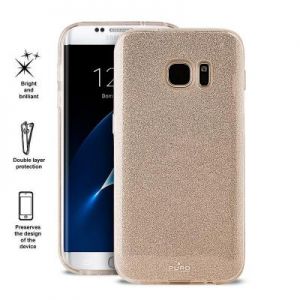 PURO Glitter Shine Cover - Etui Samsung Galaxy S7 (Gold)
