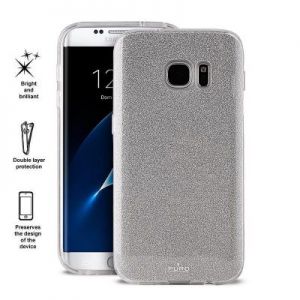 PURO Glitter Shine Cover - Etui Samsung Galaxy S7 (Silver)