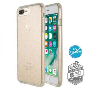 Speck Presidio Clear with Glitter - Etui iPhone 7 Plus (Gold Glitter/Clear)