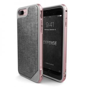 X-Doria Defense Lux - Aluminiowe etui iPhone 7 Plus (Rose Gold/Grey)