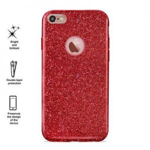 PURO Glitter Shine Cover - Etui iPhone 6s / iPhone 6 (Red Love) Limited edition