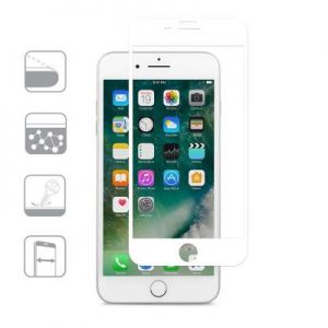 Moshi IonGlass - Szkło ochronne na ekran do iPhone 7 Plus / iPhone 6s Plus / iPhone 6 Plus (White)