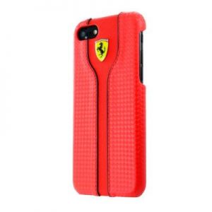 Ferrari Hardcase Racing - Etui skórzane iPhone 7 (czerwony)