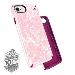 Speck Presidio Inked - Etui iPhone 7 (Fresh Floral Rose/Magenta Pink)