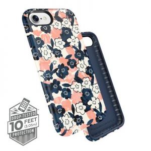 Speck Presidio Inked - Etui iPhone 7 (Marbled Floral Peach Matte/Marine Blue)