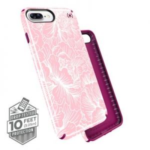Speck Presidio Inked - Etui iPhone 7 Plus (Fresh Floral Rose/Magenta Pink)