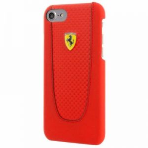 Ferrari Pit Stop Red Trim - Etui iPhone 7 (Red Carbon)