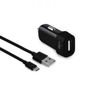 ŁADOWARKA SAMOCHODOWA USB+ODPINANY KABEL MICRO-USB