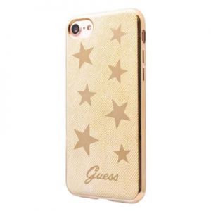 Guess Stars Soft Case - Etui iPhone 7 (beżowy)