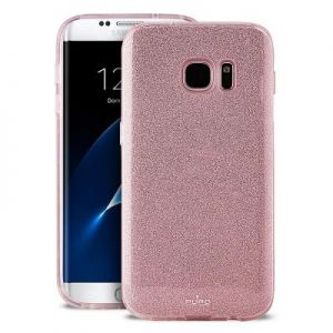 PURO Glitter Shine Cover - Etui Samsung Galaxy S8 (Rose Gold)