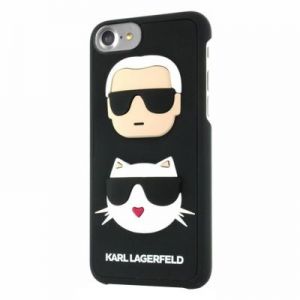 Karl Lagerfeld 3D Karl & Choupette - Etui iPhone 7 (Black)