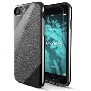 X-Doria Revel Lux - Etui iPhone 7 (Black Gradient Glitter)