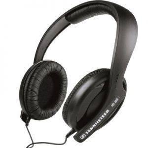 Sennheiser HD 202 II West - Zamknięte dynamiczne słuchawki stereo Hi-Fi (czarny)