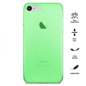 PURO 0.3 Nude - Etui iPhone 7 (Fluo Green)