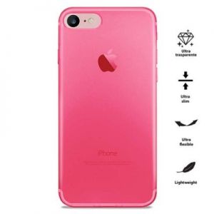 PURO 0.3 Nude - Etui iPhone 7 (Fluo Pink)