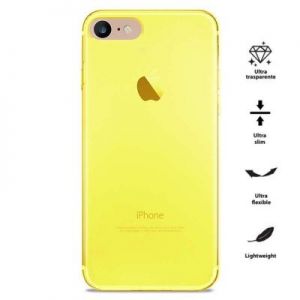 PURO 0.3 Nude - Etui iPhone 7 (Fluo Yellow)