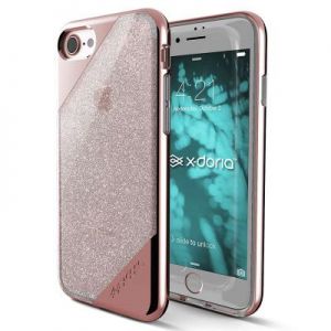 X-Doria Revel Lux - Etui iPhone 7 (Rose Gold/Gradient Glitter)