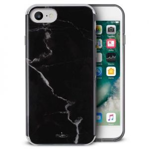 PURO Marble Cover - Etui iPhone 7 / iPhone 6s / iPhone 6 (Marquina Black)