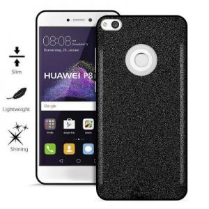 PURO Glitter Shine Cover - Etui Huawei P8 Lite 2017 / Honor 8 Lite / Nova Lite / GR3 2017 (Black)