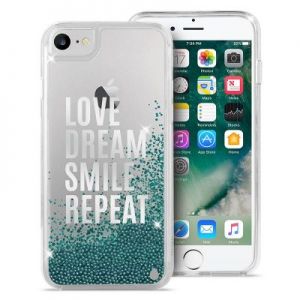 Puro Aqua Cover - Etui iPhone 7 / iPhone 6s / iPhone 6 (Love Dream Smile Repeat)