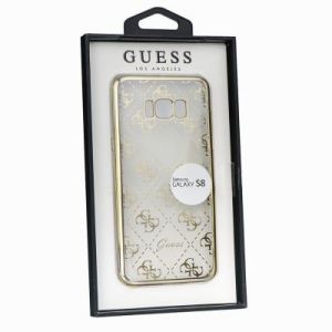 Guess 4G Transparent - Etui Samsung Galaxy S8 (złoty)