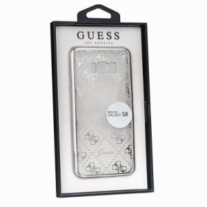 Guess 4G Transparent - Etui Samsung Galaxy S8 (srebrny)