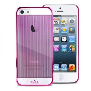 PURO Mirror Cover - Etui iPhone SE / iPhone 5s / iPhone 5 (różowy)