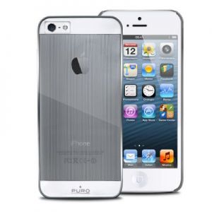 PURO Mirror Cover - Etui iPhone SE / iPhone 5s / iPhone 5 (srebrny)